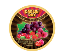 Карамель леденцовая «DARLIN`DAY» BERRY MIX со вкусом: малины, винограда, земляники, клюквы