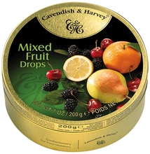 Cavendish & Harvey леденцы Mixed Fruit Drops 200г