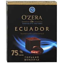 Шоколад OZera Ecuador 75% 90г*6