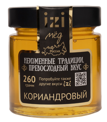 Мёд Izi Кориандровый, 260 г*10