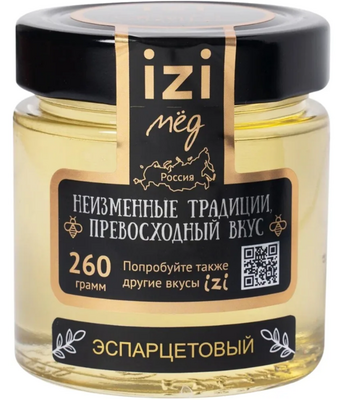 Мёд Izi Эспарцетовый, 260 г*10