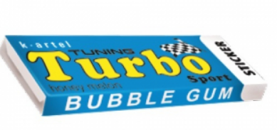 Резинка жевательная недражированная "Turbo" ассорти