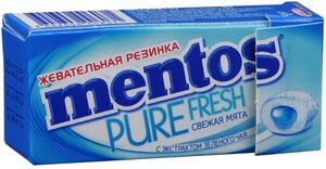 Mentos Жевательная резинка со вкусом Свежая Мята 15,5г