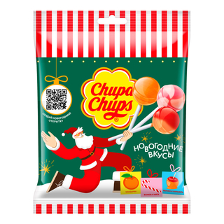 Chupa Chups карамель с новогодними вкусами 120гр  