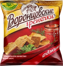  Воронцовские Сухари-гренки со вкусом аджика  60 гр
