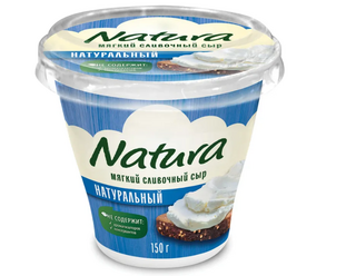 Natura Мягкий сливочный сыр 150 гр