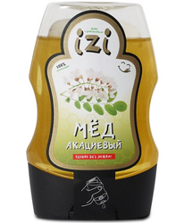 Мёд Izi  Акациевый с удобным силиконовым дозатором, 280г*12