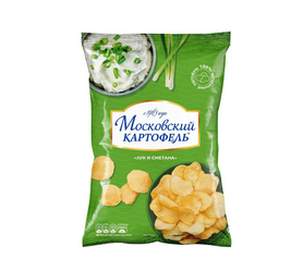 Картофель Московский хрустящий со вкусом лука и сметаны 70г