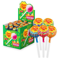 Chupa Chups Карамель со вкусом Фрукты + Кола 12г