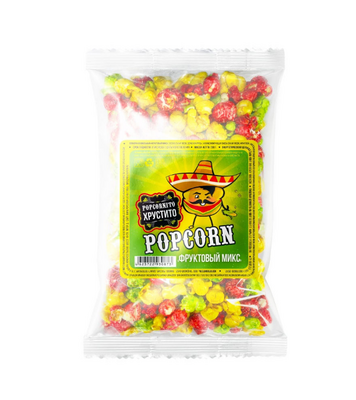 Попкорн Popcornito Хрустито готовый, фруктовый микс, 125 г*30
