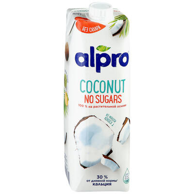 Напиток кокосовый с рисом обогащенный кальцием и витаминами ALPRO 1л*8