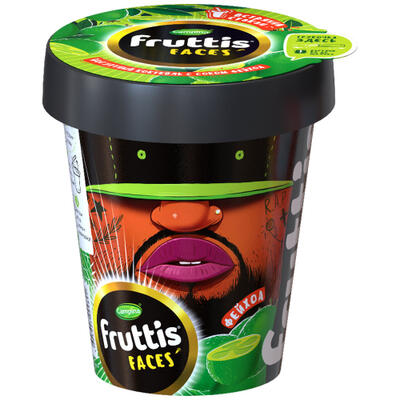 Йогуртный коктейль Fruttis Faces пастеризованный с соком фейхоа 2,5 % 265 г*12