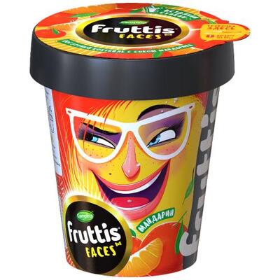 Коктейль Fruttis йогуртный пастер. с соком мандарина 2,5% 265г*12