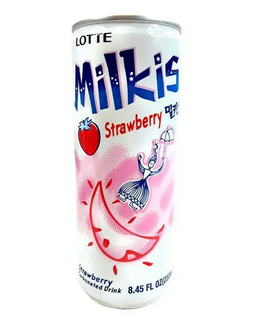 Напиток безалкогольный газированный "Милкис клубника" ("Milkis Strawberry"),250мл*30