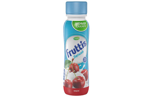 Напиток Fruttis йогуртный стерил. Легкий  с соком Вишни 0,1%  285гр*12