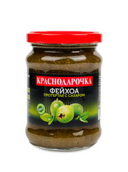  Фейхоа, протёртая с сахаром Краснодарочка 280гр ст/б