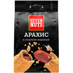 Арахис в скорлупе Seven Nuts жареный 100г
