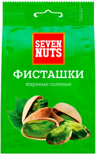 Фисташки жареные Seven Nuts солёные, 150 г
