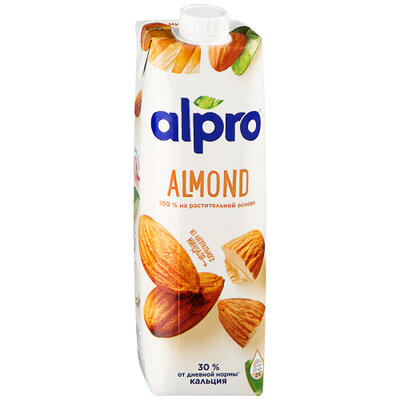 Миндальный напиток Alpro, обогащенный кальцием и витаминами, 250 мл*15
