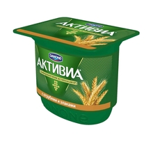 БИОЙОГУРТ АКТИВИА ОТРУБИ ЗЛАКИ 150 г.