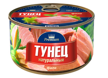 Тунец Евроконсерв в масле, филе, 185 г *24