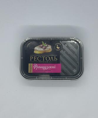 Паштет Французский с ГУСИНЫМ МЯСОМ (160г) МА (г/я №4  4шт) "Рестоль"  * 4