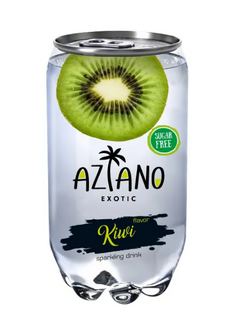 Газированный напиток «AZIANO» "Kiwi" 0,35л