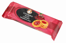 Печенье сдобное «COOKIES WITH CHERRY MARMALADE» 100 гр*25