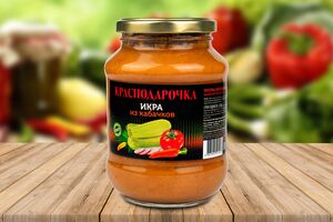 Икра из кабачков Краснодарочка  480 гр ст/б