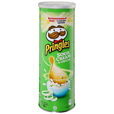 Чипсы Pringles сметана и лук 165 гр *19