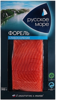 Форель слабосоленая филе-кусок "Русское море" 300гр