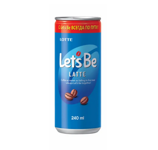 Напиток кофейный безалкогольный негазированный  "Лет'с Би Латте" (Let's Be Latte), 240мл*30