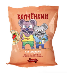 CHEECORN Соломка копченая ЧИЛИЙСКАЯ СМЕСЬ "Копченкин" 20гр*60