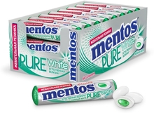 Mentos Жевательная резинка со вкусом Нежная мята 15,5г