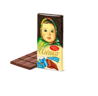 Шоколад Аленка  "много молока" 90гр*90
