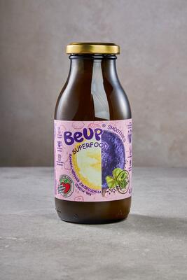 Смузи "be Up" SUPERFOOD банан-чёрная смородина-семена чиа 0,3 *9