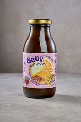 Смузи "be Up" SUPERFOOD банан-манго-апельсин-овсяные хлопья-семена льна 0,3* 9