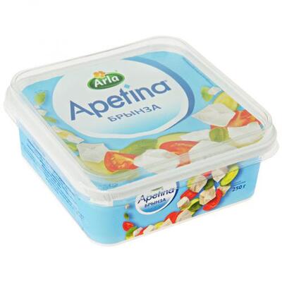 Сыр брынза Арла  Апетина 52% 250 гр*12
