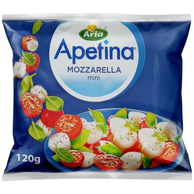Сыр Моцарелла Апетина мини 45% 120 гр*8