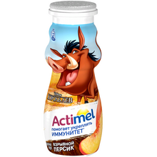 Кисломолочный напиток Actimel Детский Персик (6 ШТ)