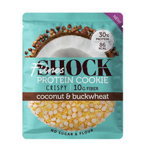 Печенье протеиновое кокос-гречка FitnesShock, 30 г*12