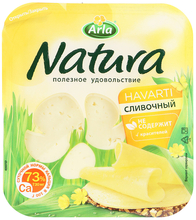 Сыр Арла Натура сливочный 45% нарезка 150г х 10шт (Россия) - КАЛАЧ