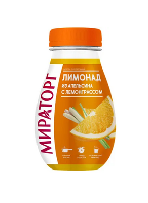 Лимонад Мираторг из апельсина с лемонграссом 370мл *12 