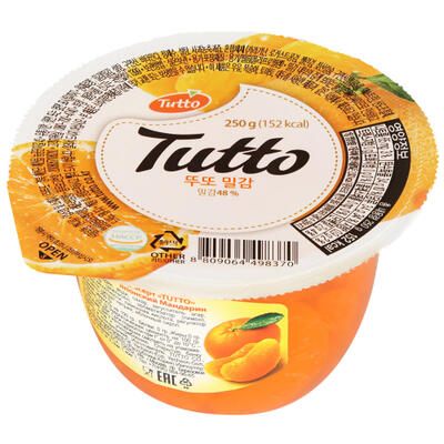 Десерт Tutto "Японский мандарин"  250 гр*6