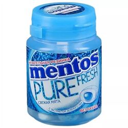 Mentos Жевательная резинка со вкусом Свежая Мята 100г