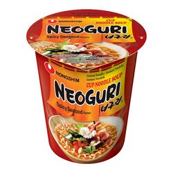 Лапша быстрого приготовления Неогури с морепродуктами острая (стакан), 62 г *12