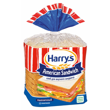 Сандвичный Хлеб "Harry's" American Sandwich пшеничный 470гр