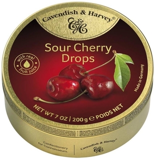 Cavendish & Harvey леденцы Sour Cherry Drops 200г*9шт