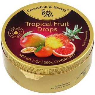 Cavendish & Harvey леденцы Tropical Fruit 200г*9шт