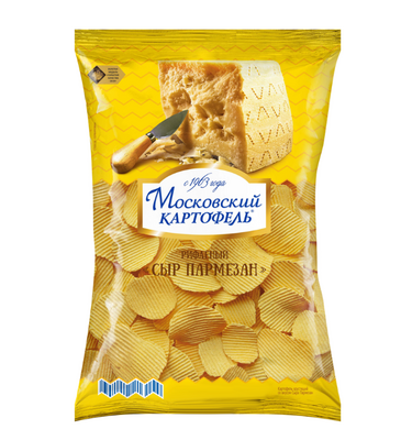Картофель Московский рифлёный со вкусом Сыра Пармезан 70г